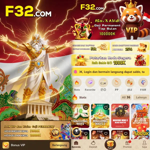 F32 Bonus Member Baru 100%